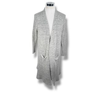 Free People Santa Cruz Maxi Cardigan Sweater Women’s XS Alpaca Blend Long Gray